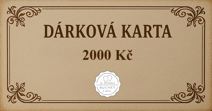 Dárková karta - U Dvou Buchet