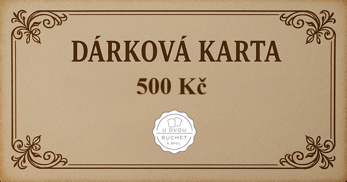 Dárková karta - U Dvou Buchet